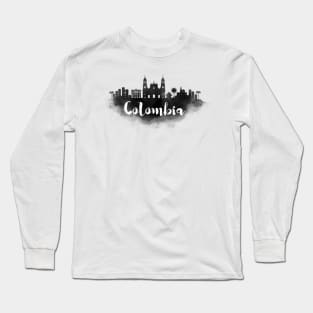 Colombia watercolor Long Sleeve T-Shirt